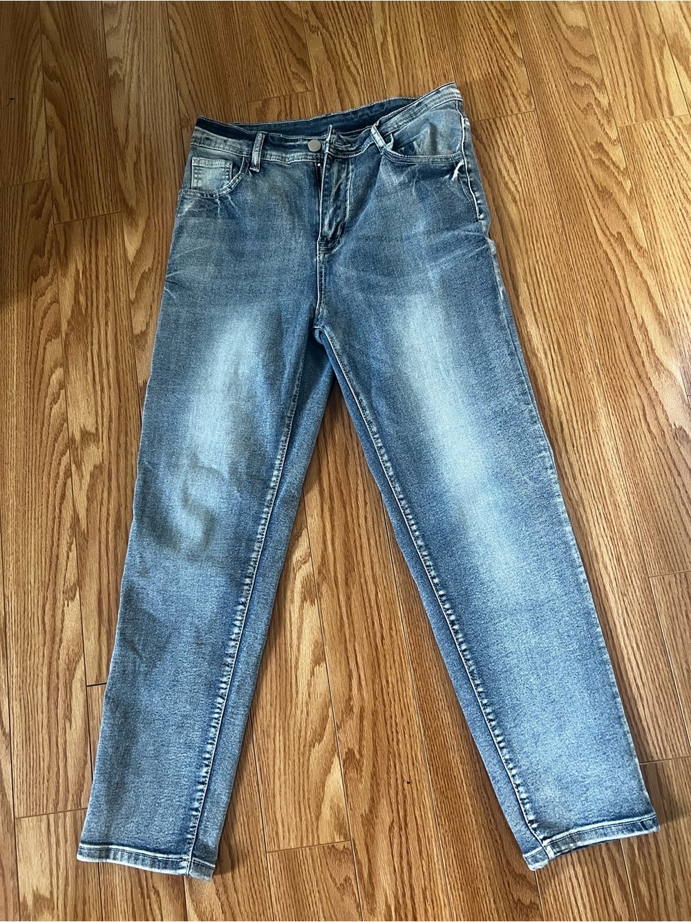 High Waisted Y2K Light Wash Denim Jeans 26/24